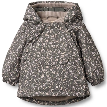 Wheat Vinterjakke - Sascha - Black Sea Open Flowers