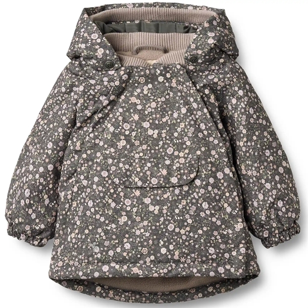 Wheat Vinterjakke - Sascha - Black Sea Open Flowers