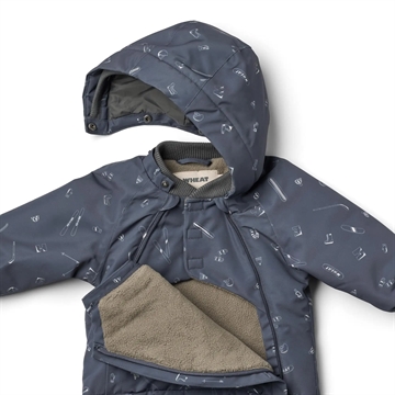 Wheat Vinterjakke - Sascha - 22.000 mm - Winter Blue AOP