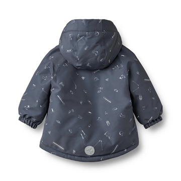 Wheat Vinterjakke - Sascha - 22.000 mm - Winter Blue AOP