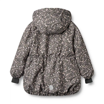 Wheat Vinterjakke - Tove - Black Sea Open Flowers