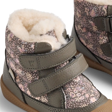Wheat Vinterstøvler - Daxi Tex - Dry Wood Snow Flowers