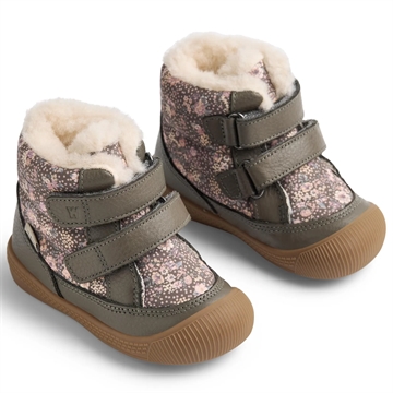 Wheat Vinterstøvler - Daxi Tex - Dry Wood Snow Flowers