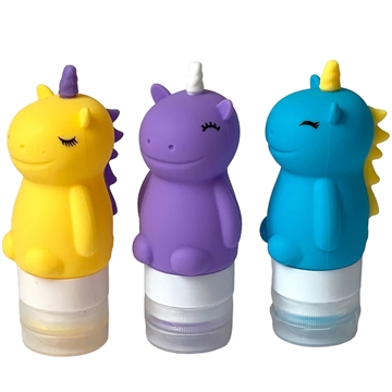 Yumbox Dressingflasker - 3-pak - Silikone - Unicorn