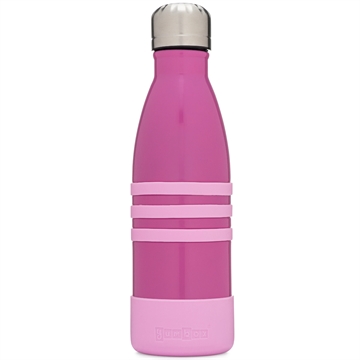 Yumbox Drikkedunk - Stål - Aqua - Pacific Pink - drikkedunk til børn