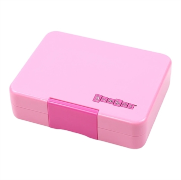 Yumbox Madkasse m. 3 Rum - Bento Snack - Power Pink/Rainbow