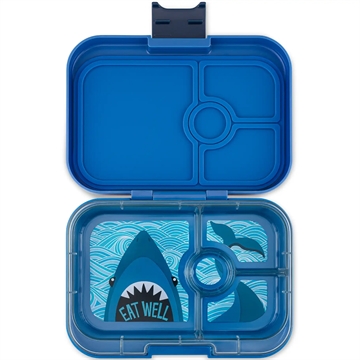 Yumbox Madkasse m. 4 rum - Bento Panino - Surf Blå/Haj
