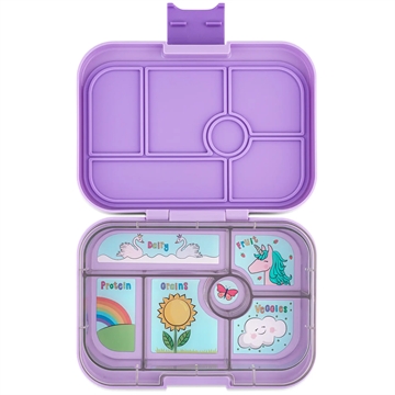 Yumbox Madkasse m. 6 rum - Bento Original - Lavendel Lilla Enhjørning