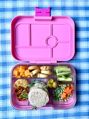 Yumbox Madkasse m. 6 rum - Bento Original - Power Pink Enhjørning