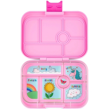 Yumbox Madkasse m. 6 rum - Bento Original - Power Pink Enhjørning