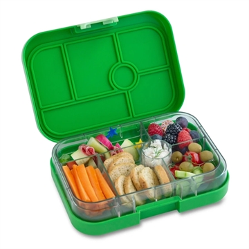 Yumbox Madkasse Bento Original - 6 rum - Jurassic Green/Sjove monstre