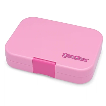 Yumbox Madkasse Bento Panino - 4 rum - Power Pink - Regnbue - lyserød