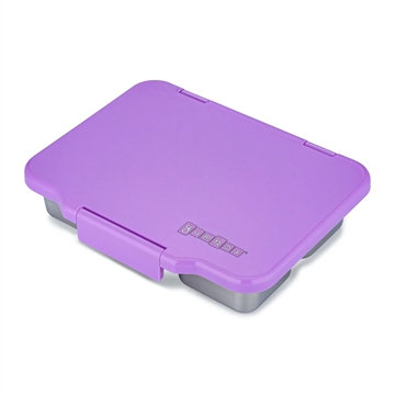 Yumbox Madkasse - Stål - Prêt 4 rum - Lavendel Lilla
