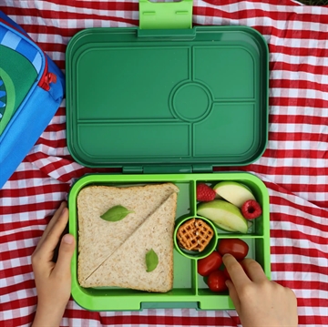 Yumbox Madkasse Tapas - 4 rum - Palm Green Lime