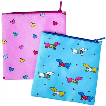 Yumbox Sandwich Bag - Madposer - Hjerter & Hunde