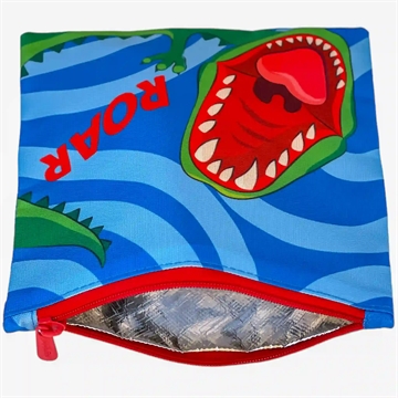 Yumbox Sandwich & Snack Bag - Madposer - Dino & Navy - 2 stk.