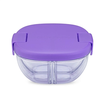 Yumbox Snack Bowl - 3 Rum - Haze Purple - med lilla låg