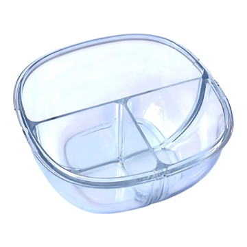 Yumbox Snack Bowl - 3 Rum - Haze Purple - med lilla låg