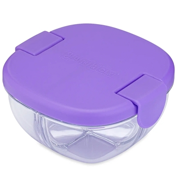 Yumbox Snack Bowl - 3 Rum - Haze Purple - med lilla låg