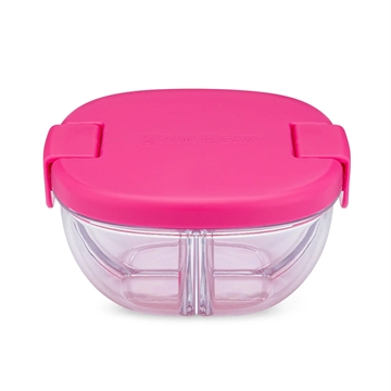 Yumbox Snack Bowl - 3 Rum - Raspberry Pink