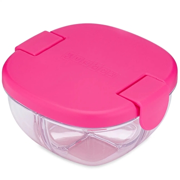 Yumbox Snack Bowl - 3 Rum - Raspberry Pink