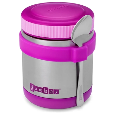 Yumbox Termoskål m. Ske - 420 ml - Bijoux Purple i lilla - holder maden varm