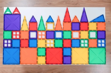 Connetix Starter Pack - Rainbow - 60 dele magnet legetøj i regnbuefarver