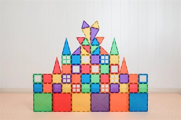 Connetix Starter Pack - Rainbow - 60 dele magnet legetøj i regnbuefarver