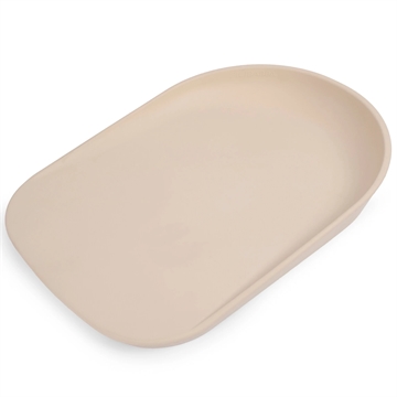 Filibabba Bobbie 2.0 puslepude i farven Cream – ergonomisk skumpuslepude med forhøjede sikkerhedskanter.