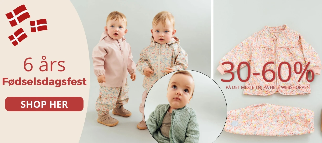 Fødselsdagstilbud på børnetøj