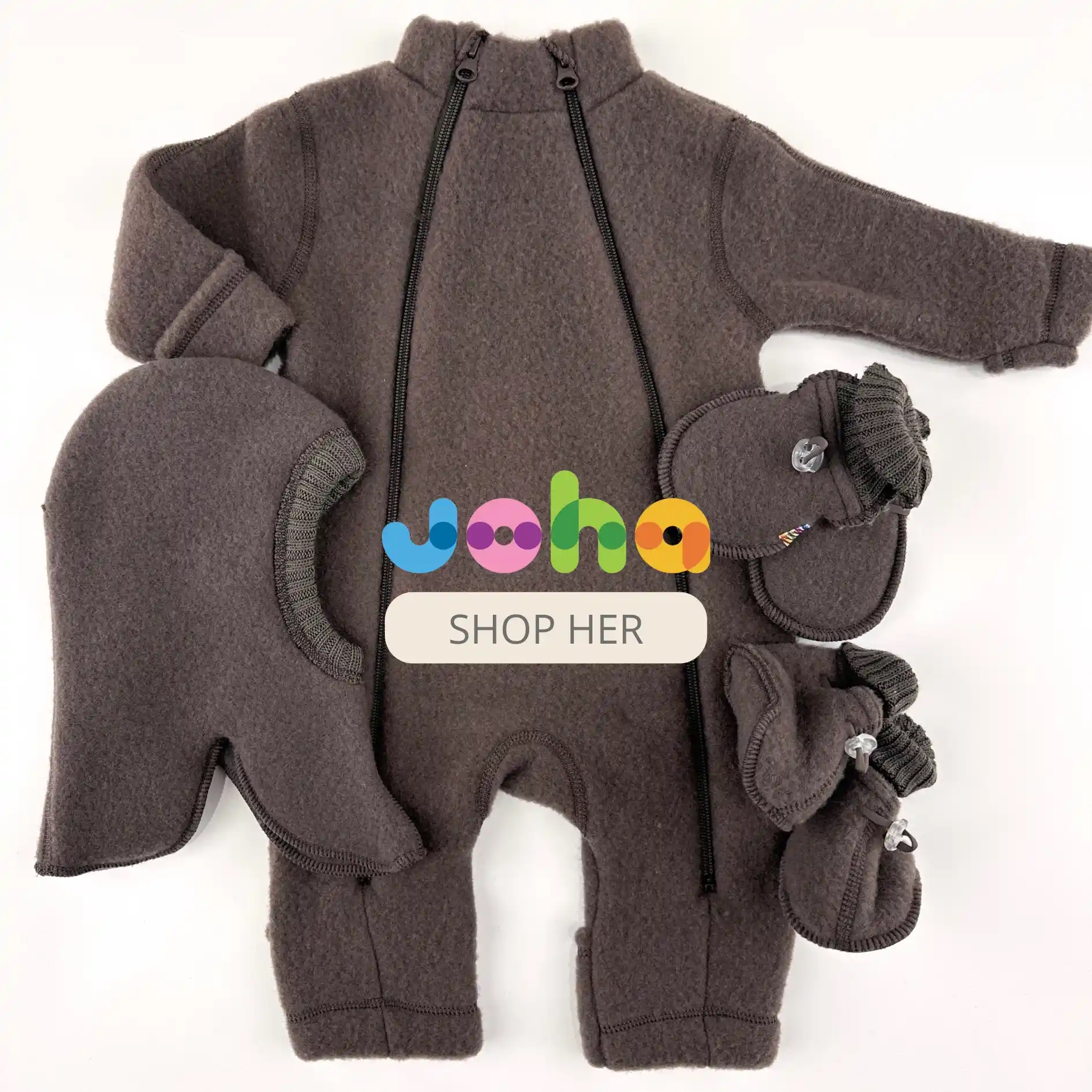 Joha uld, uld-silke og bambus