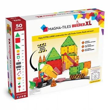 Magna-Tiles Builder XL 50 stk. – indhold og figurer