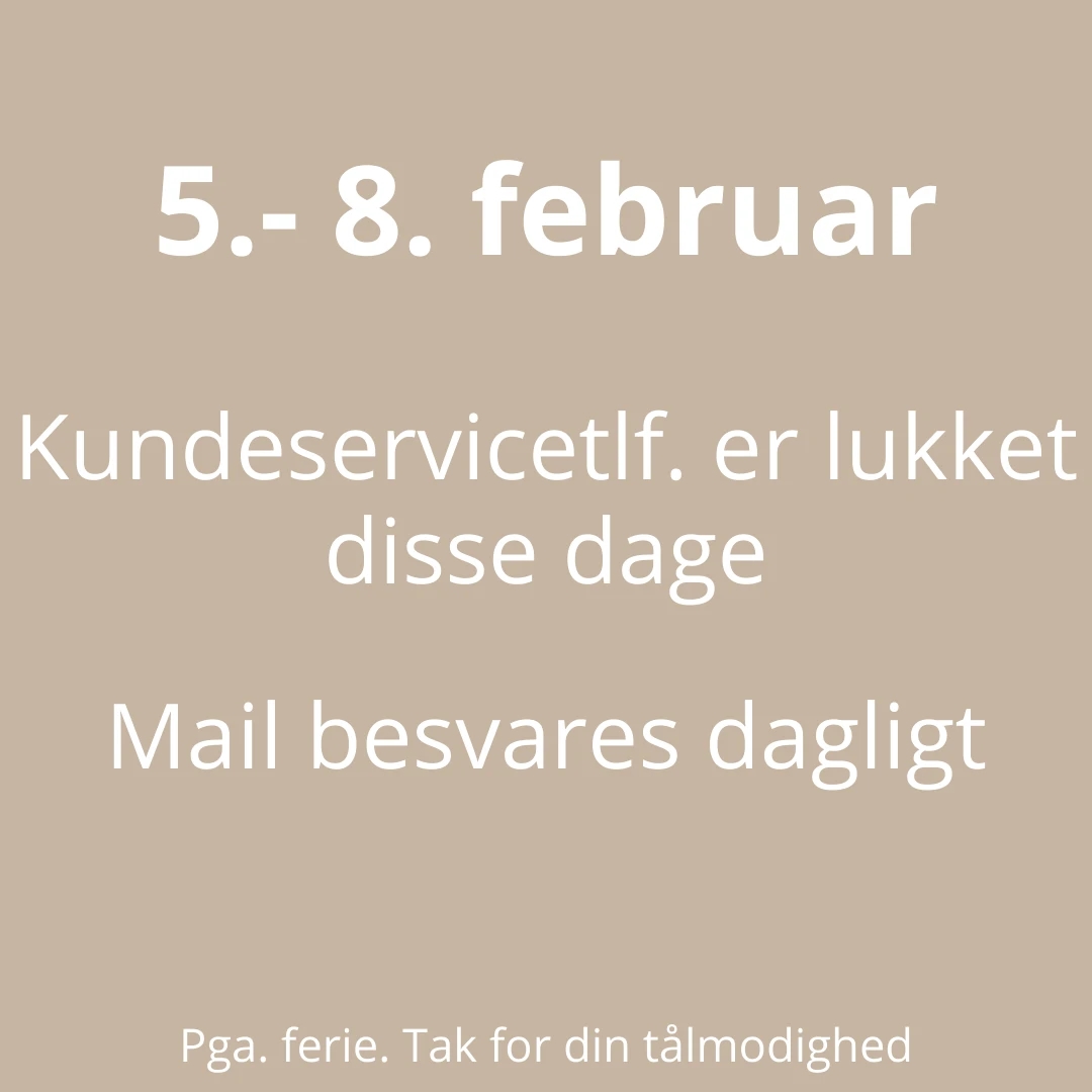 Midlertidig kundeservice åbningstider