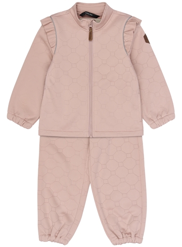 Mikk-Line Termotøj - Soft Thermal - Frill - Adobe Rose - blødt termotøj i rosa