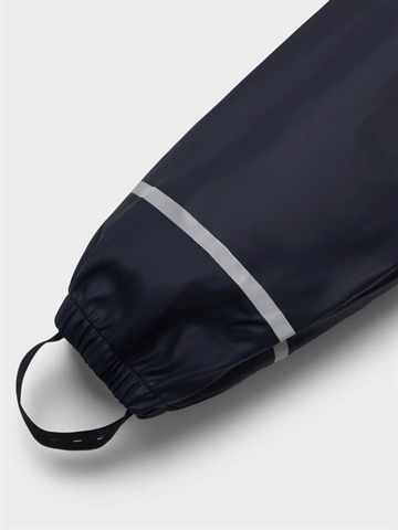 Name It Regntøj - NknDry10 Rain Set - Dark Sapphire - i mørkeblå - vandtæt med højt vandsøjletryk på 10.000 mm