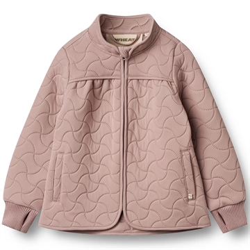 Wheat Termojakke - Thilde - Warm Rose - i ensfarvet støvet rosa