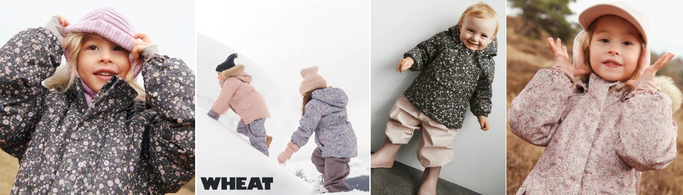 Wheat vinterjakker - find den rette vinterjakke til dit barn her